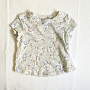 old navy unicorn print cotton t-shirt 18-24 months baby girl
